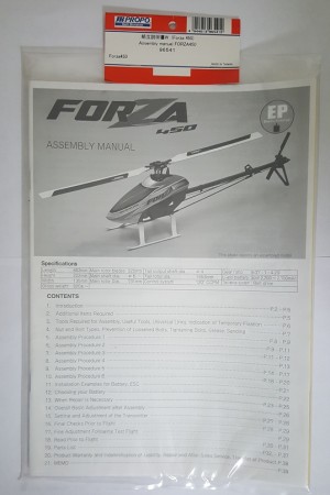 JR96541 - Assembly Manual Forza 450