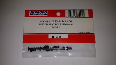 JR80091 - Button Head Bolt M3x6